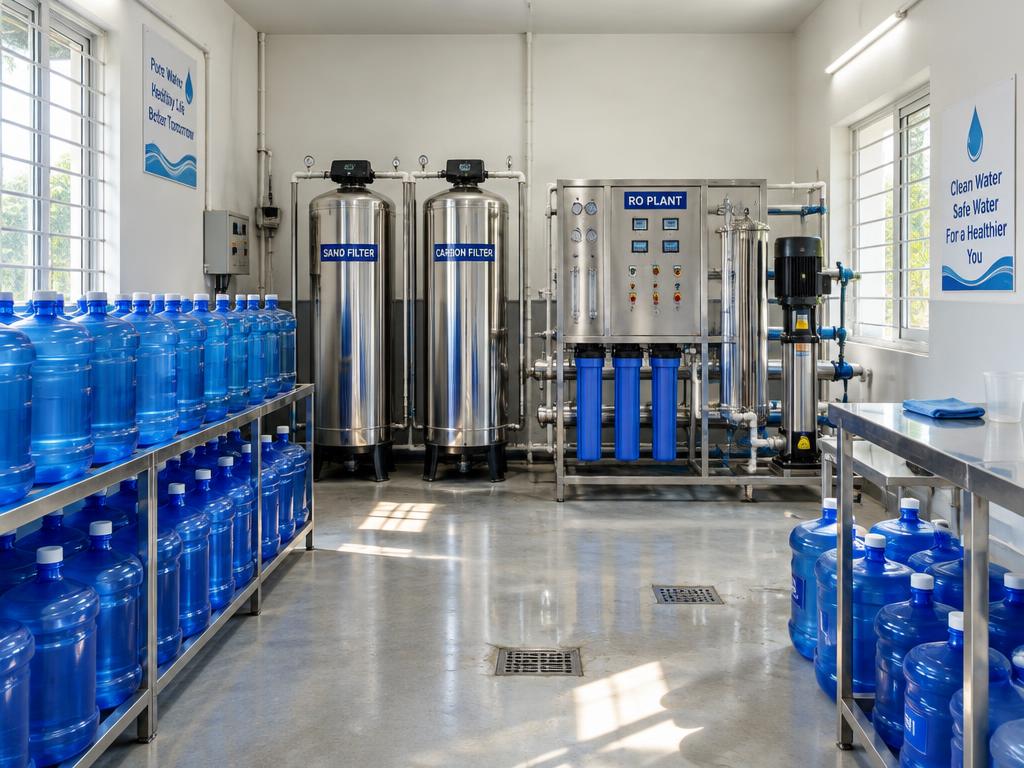 Inside the plant